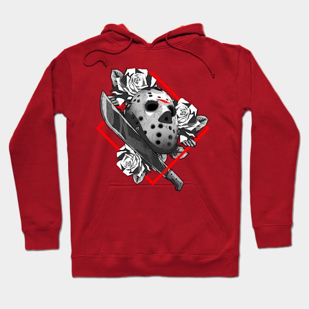 Not Another Friday Part II (Black White Red) Hoodie by manoystee